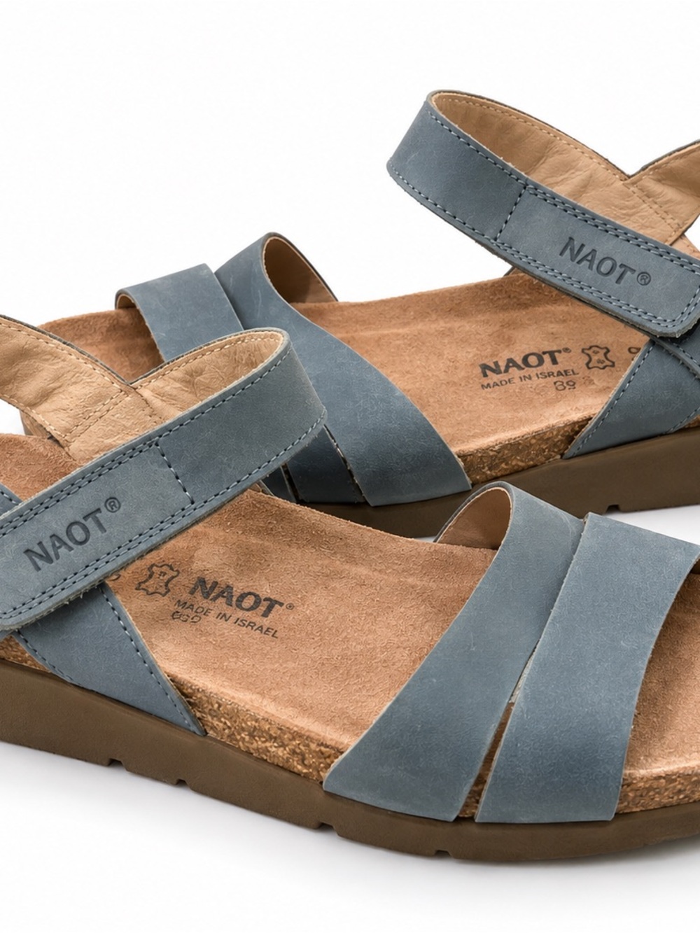 NAOT Kayla Vintage Slate Leather Sandals Women’s EU 39 US 8-8.5
